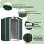 Galvanised Steel Apex Garden Shed-1774633337-1774633333