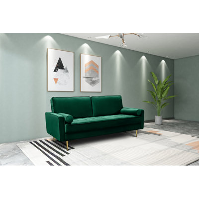 Bellinger 70'' Velvet Square Arm Sofa