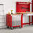 Seville Classics UltraHD 4-Drawer with 1-Door Rolling Cabinet-109870937