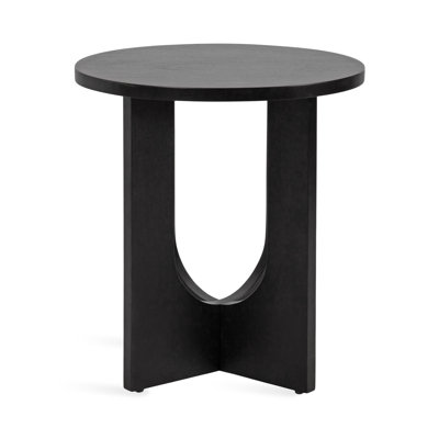 Wooden Oval Side Table