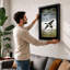 Breaching Whale Coastal 1 Piece Single Picture Frame Wall Art-136655970-136655975