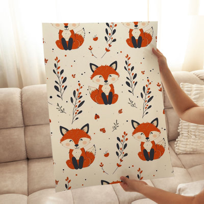 «Animals Dreaming of Foxes I Cottage», reproduction d'art non encadrée