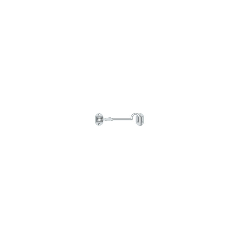 British Style Cabin Lock, Polished Chrome