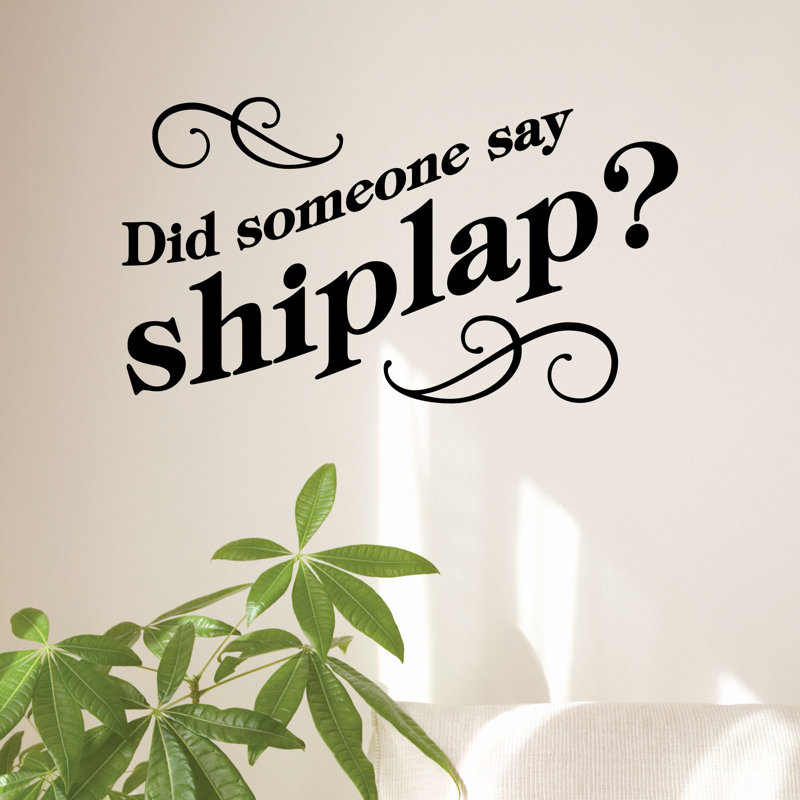 Décalcomanie™ murale shiplap