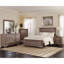 Commode 6 tiroirs en taupe délavé