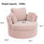 Fauteuil demi-tonneau pivotant l 42,1 po Berey-388414161