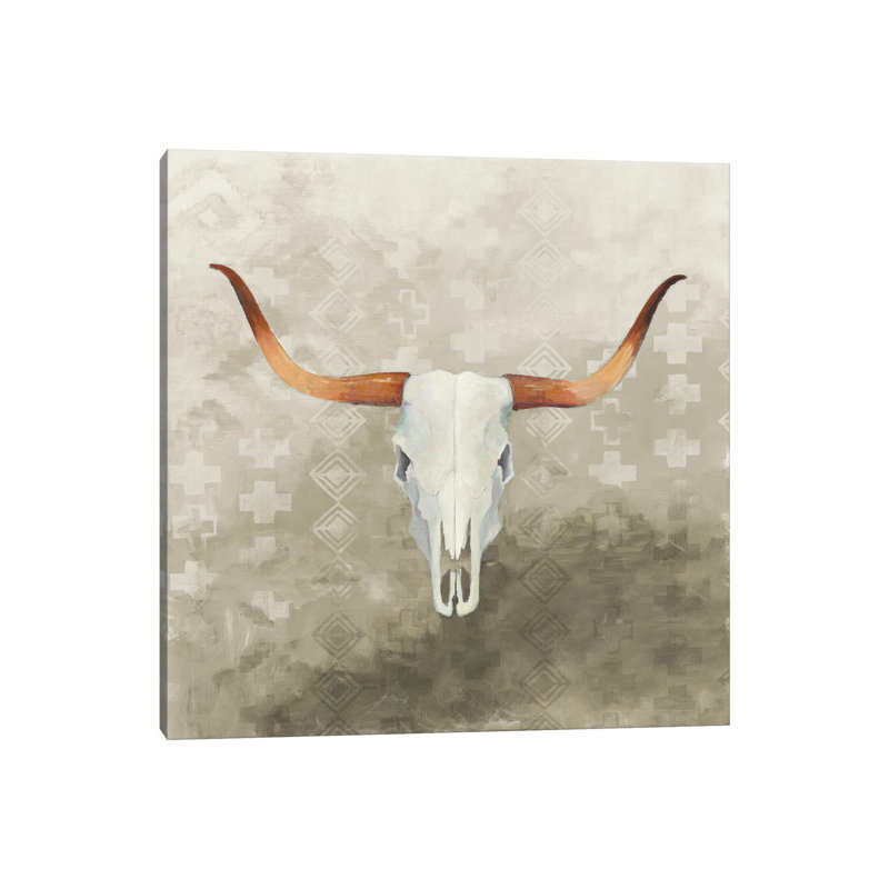 Patterned Echoes 1 Piece Wrapped Canvas Wall Art, 93.98 cm H x 93.98 cm W x 3.175 cm D
