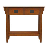 Larina Burl 2- Drawer Console Table