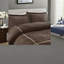 Luxurious Micro Corduroy Bedding Sets, King Size, Brown Elegance For Home Comfort