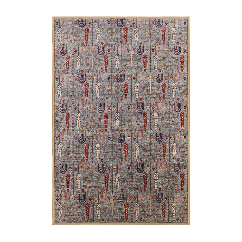 Tapis beige / rouge / bleu Rori, Rectangle 8 pi x 12 pi