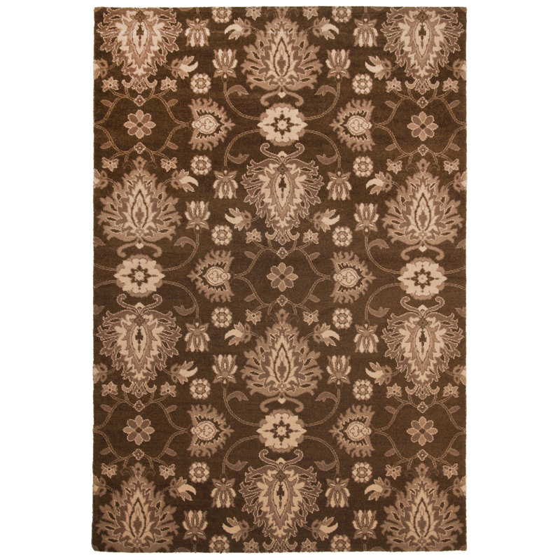 Cawley Oriental Wool Hand Woven Area Rug, Rectangular 200 x 290cm
