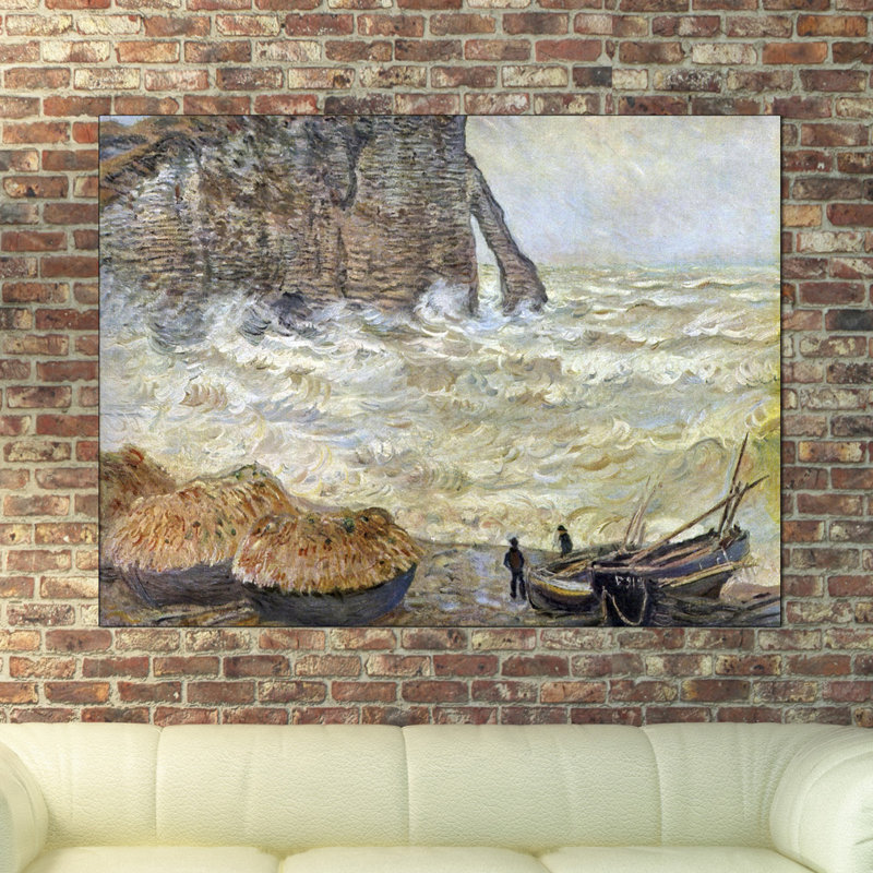 Claude Monet - Wrapped Canvas Painting, 90cm H x 120cm W x 1.8cm D