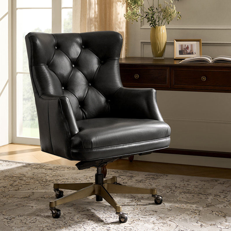 Chaise de bureau Jacinto Transitional, Gris foncé