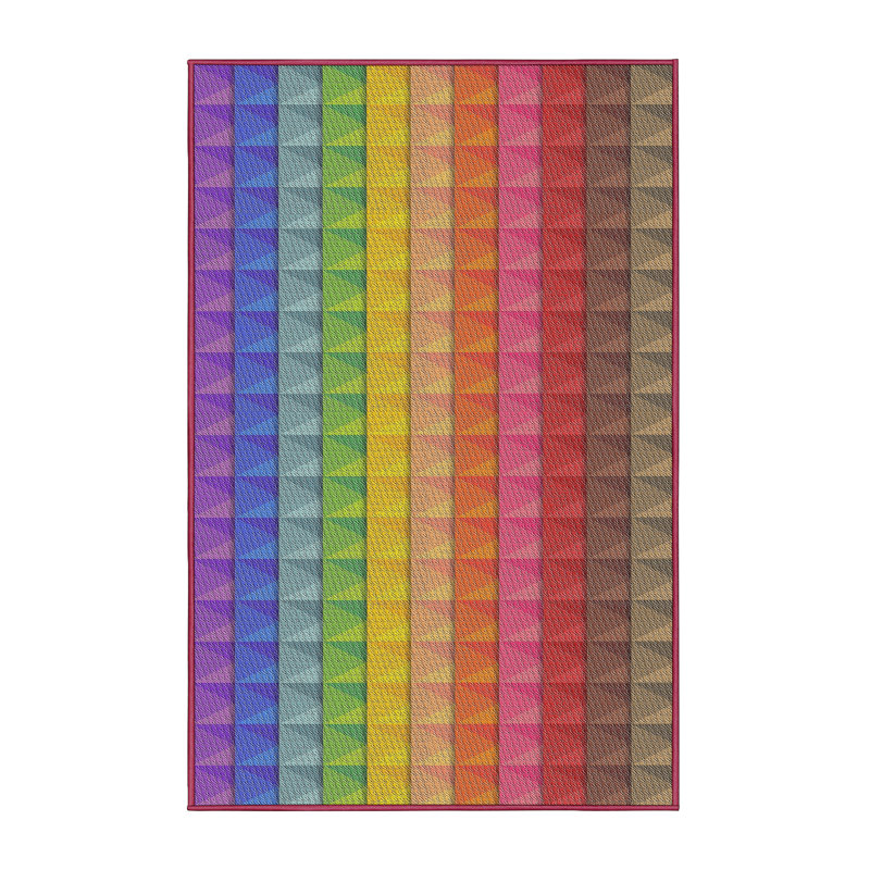 Tapis décoratif vert d’Arilla, Rectangle 3 pi x 5 pi