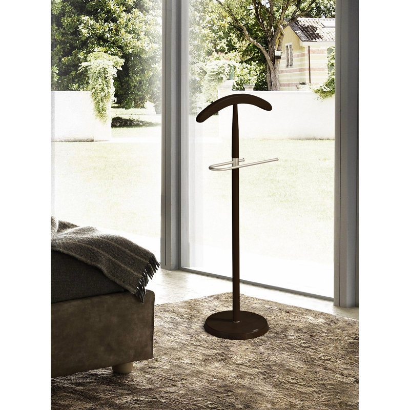 Newlon Freestanding Valet Stand, Wenge