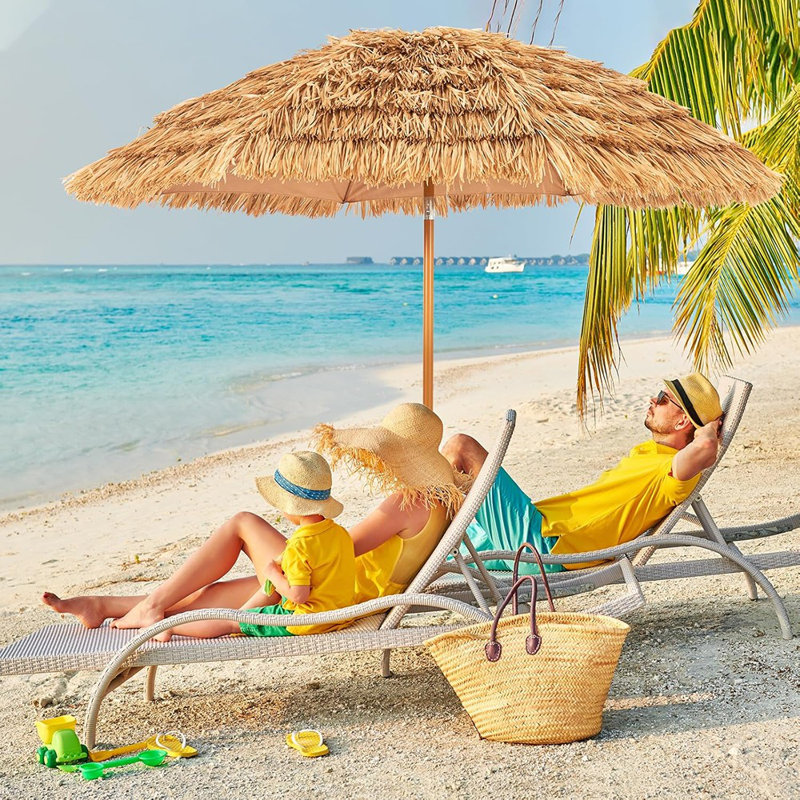 Parasol avec inclinaison, Patio Beach Umbre ...