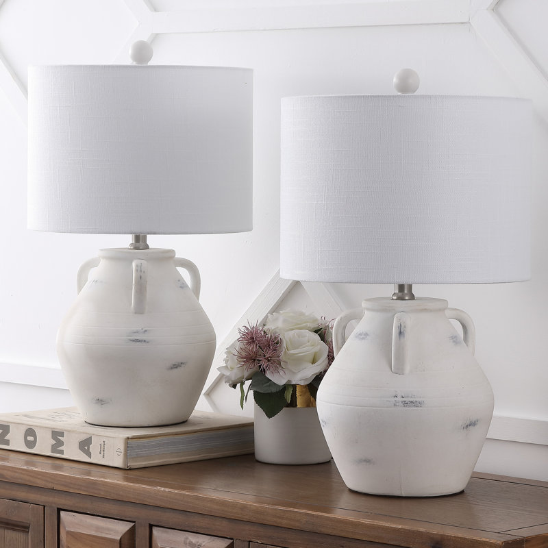 Lampe de table DEL en pot 20,5 po Altea