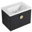 Meuble-lavabo moderne avec lavabo de 40 po, portes à fermeture douce, châtaignier noir, conception murale, portes-933120839-933120842