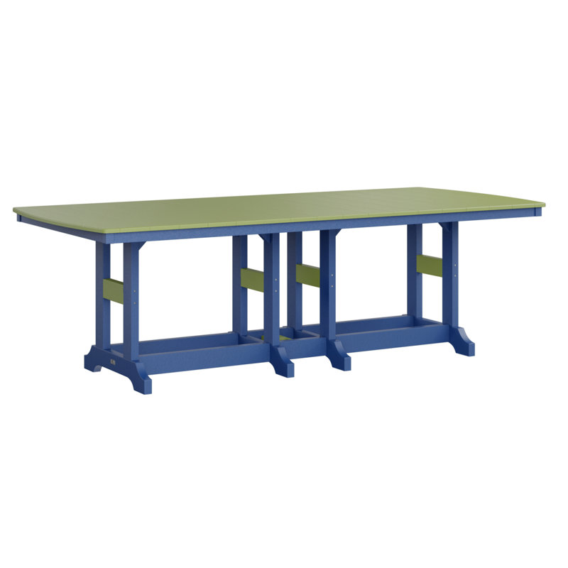 Garden Classic Outdoor Bar Table, Kiwi Green, Pacific Blue