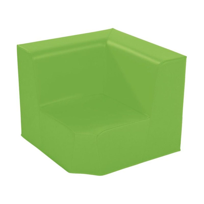 Chaise de coin basse de base - Hauteur du siège: 12 po, Moss Green
