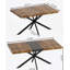 Table de salle à manger rectangulaire extensible 55,11 "-70,86"-729901449