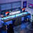 Keldric Rectangle Desk, Computer Desk with Drawers, Gaming Desk with LED Lights, Small Desk with Power Outlets, Writing Desk with Storage, Home Office Desk with Monitor Stand for Study-1379296351-1369033334