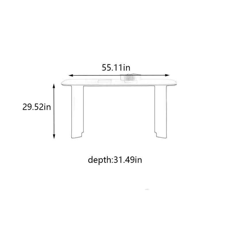 Ashan, 29.52"H x 55.11"L x 31.49"W