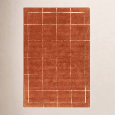 Mallory Rust, Light Brown Hand Tufted Area Rug