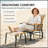 Comfortable High Back Glider Chair Set with Ottoman for Outdoor Relaxation-170561207