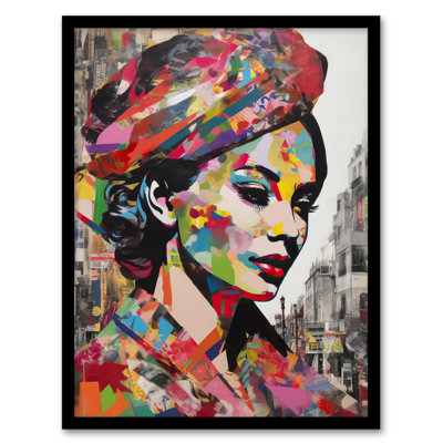 Aleska She Was Colour Lover Beauty Portrait Of Woman - Single Picture Frame Print