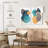 Abstract Tropical Haven Multi Piece Canvas Print-92900191