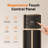 1500 Watt Electric Tower Space Heater with Realistic Flame Effect, 60° Oscillation-137980986