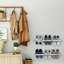 6 Pair Solid Wood Shoe Rack