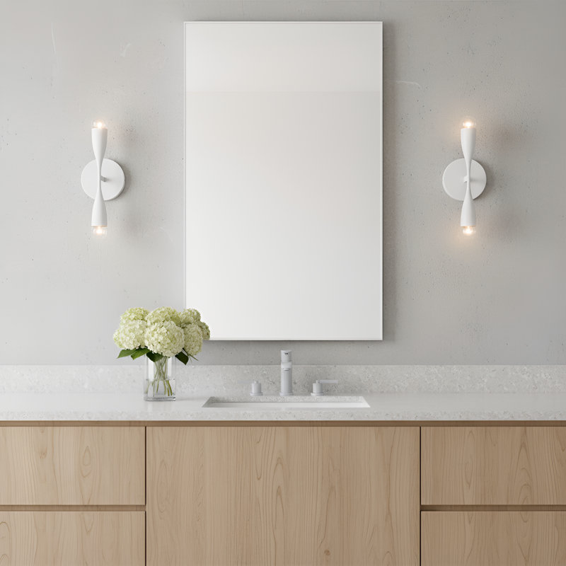 Maya Small Bath from Generation Lighting , Matte White, White