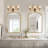 3-Light Dimmable Textured Bathroom Vanity Light ETL Certified
