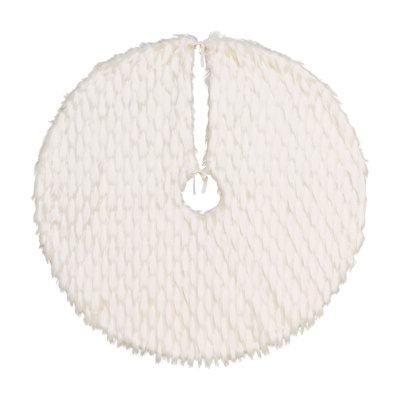 Tinsel Fur Tree Skirt