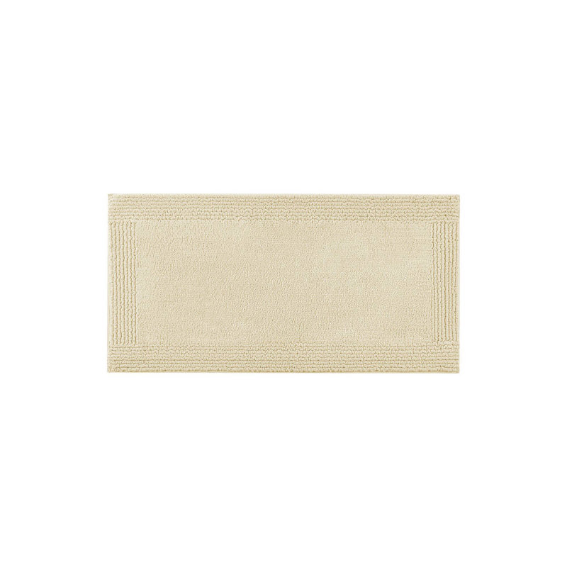 Tapis pour salle de bain réversible en coton doux comme un nuage pour une expérience de salle de bain luxueuse