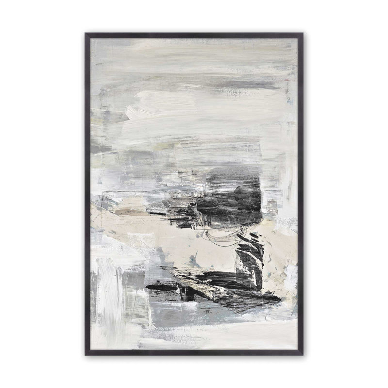 «Waves of Neutral Energy», impression, H 15,25 po x l 12,25 po, Cadre en zinc patiné