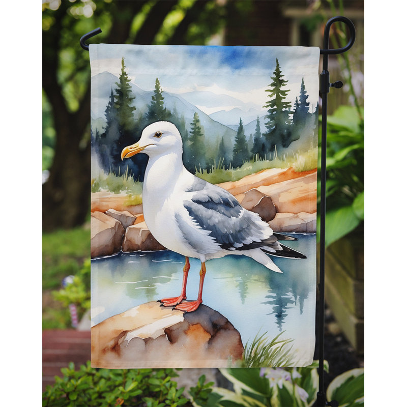 Drapeau de jardin Surfbird Bird, Goéland occidental