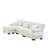 Modular Sectional Sofa Couch With Convertible Ottoman