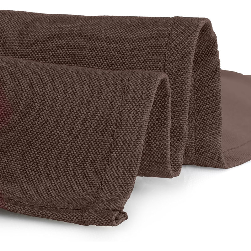 Alyea Dining Linens, 30" W x 72" L, Chocolate