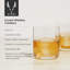 12 oz Verre cristal whisky
