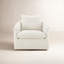 Fauteuil d'appoint pivotant rembourré Menta-116094296