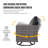 Lithzy Premium All-Weather Wicker 2 - Person Patio Conversation Set with Cushions-705646859
