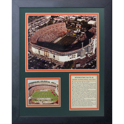 Miami Hurricanes Miami Orange Bowl Framed Memorabilia