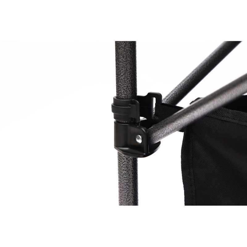 Ensemble de 3 tables d'extérieur pliantes et chaises, Noir / blanc, Gris