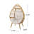 Demar 1 Person Egg Chair with Cushions