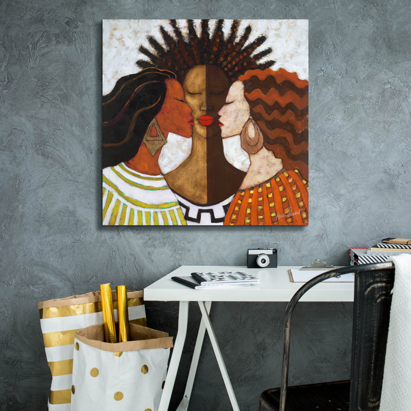 Chaque femme par Monica Stewart, H 26 po x l 26 po x P 1,5 po