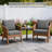 Deep Seat Patio Cushion Set, Rainproof & Fadeness Furniture Cushions for Outdoor Chair Couch with Polyester-Linen Fabric & Removable Cover, Hidden Zipper and Adjustment Staps-704793228-704793229
