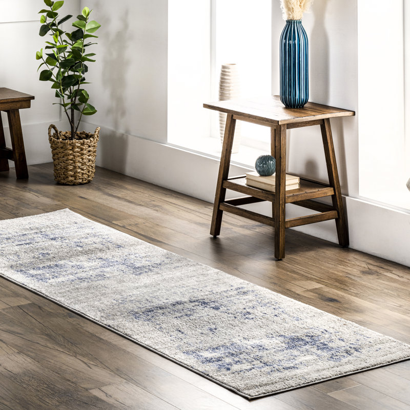 Abstract Indoor Rug, Runner 2'8" x 8'